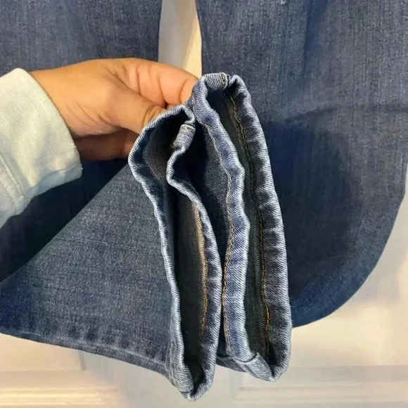 J Jill Weekender Straight Leg Blue Jeans Size 6P - Picture 13 of 14